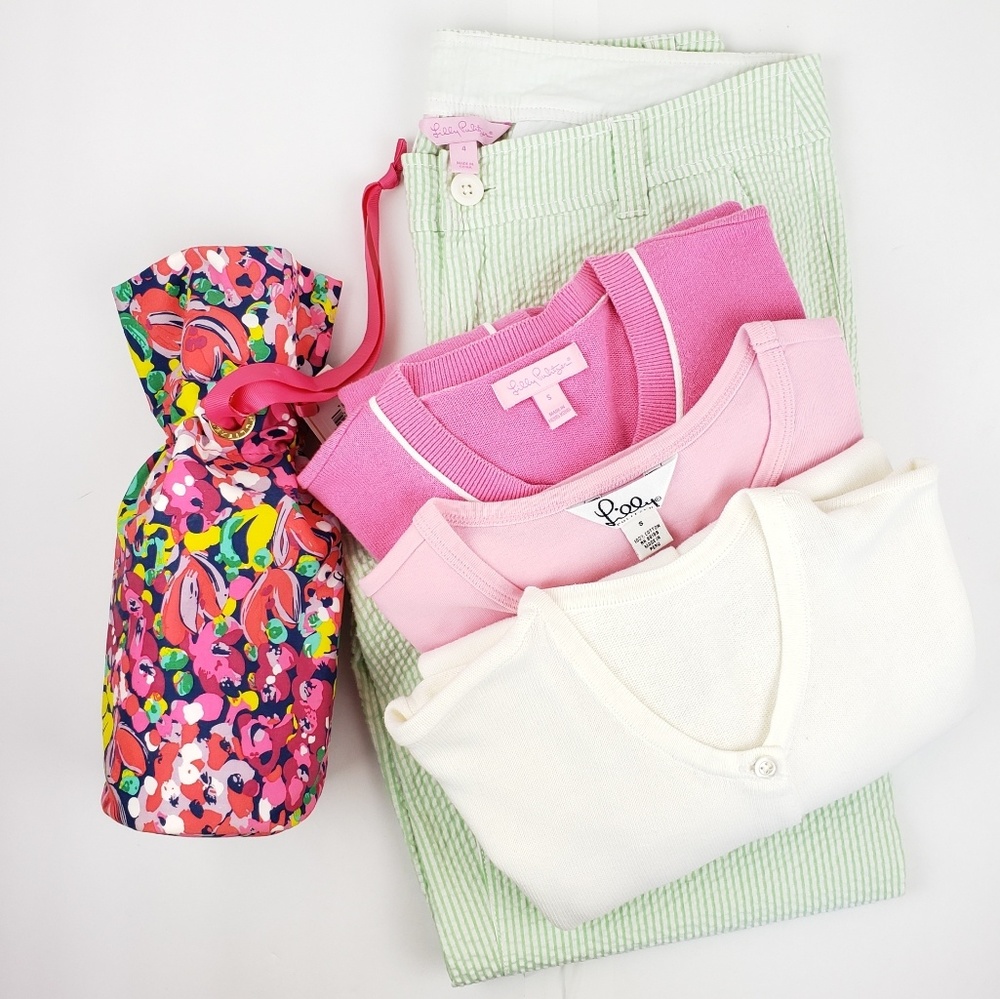 Lilly Pulitzer | Cardigan & T-Shirt Bundle - Picture 1 of 8
